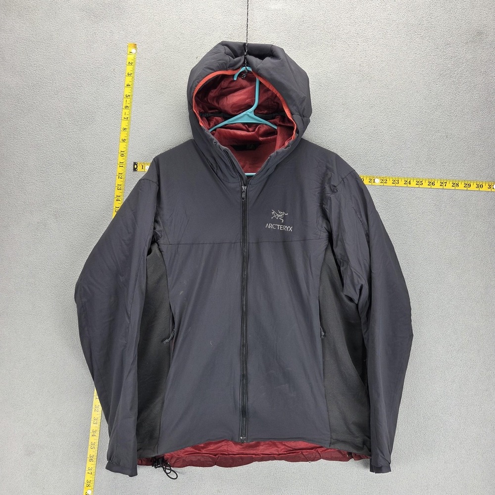 Arc'teryx Jacket Mens Medium Gray Atom LT Hoody Insulated Softshell Hooded